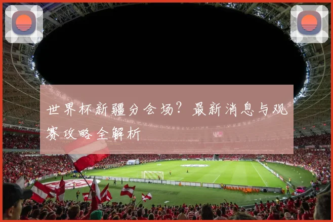 世界杯新疆分会场?最新消息与观赛攻略全解析